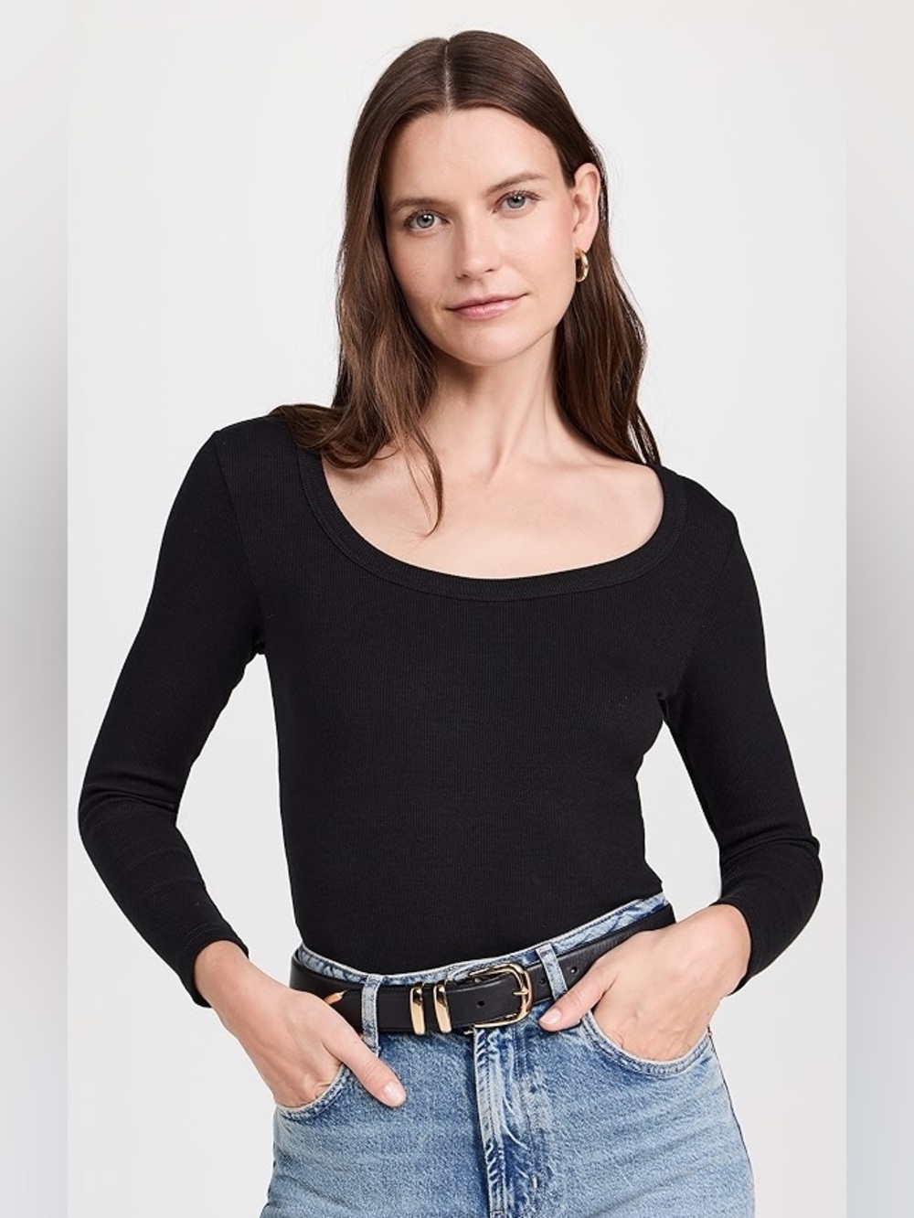 AYR The Open Ended Tee in Black